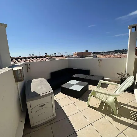 Apartment Mezzanine Avec Piscine, Clim, Parking Et Lave-linge - Proche - Fr-1-702-50 *