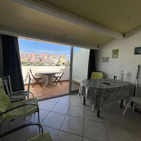 Apartment Mezzanine Avec Piscine, Clim, Parking Et Lave-linge - Proche - Fr-1-702-50 Agde